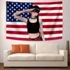 Chaewons American Flag Printed Tapestry Hanging Cloth Dormitory Room Decoration Wallpaper Tapestry Aesthetic Decoration