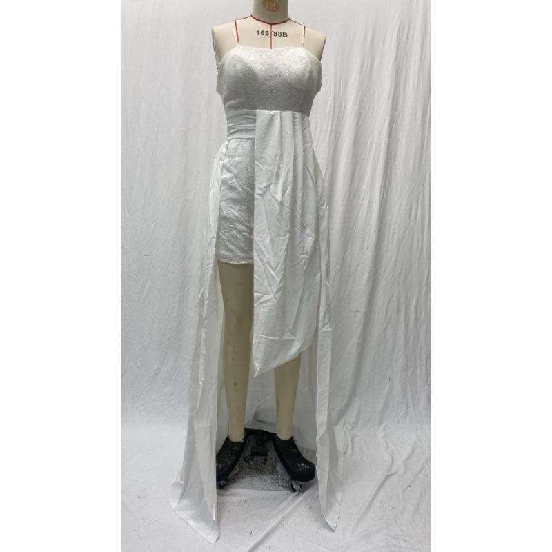 Women's Summer Slim Solid Colour Sheath Hem Tie Sequins Short Dresses