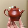 90ml Yixing Handmade Purple Clay Teapot Chinese Small Capacity Tea Pot Raw Ore Zhu Mud Kettle Household Zisha Teaware Tea Set