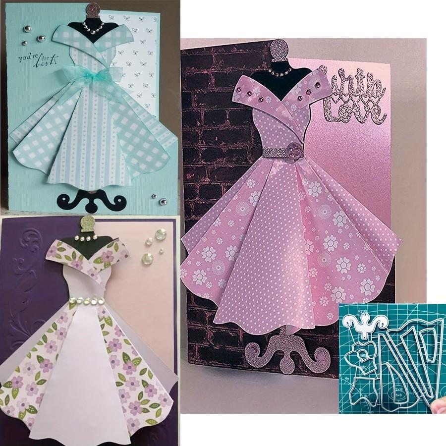 Woman Dress Metal Cutting Dies for Scrapbooking Dress Clothing Stencil Craft Paper Mould Blade Punch Card Make Die Cut Decoration