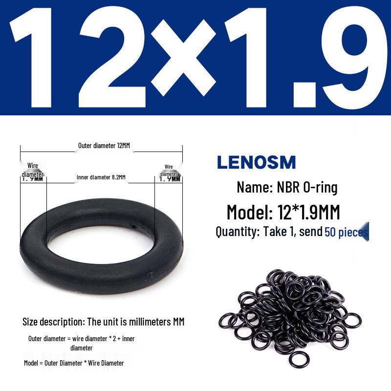 High-Pressure NBR Nitrile Rubber O-Ring Seal - Wear & Oil Resistant
