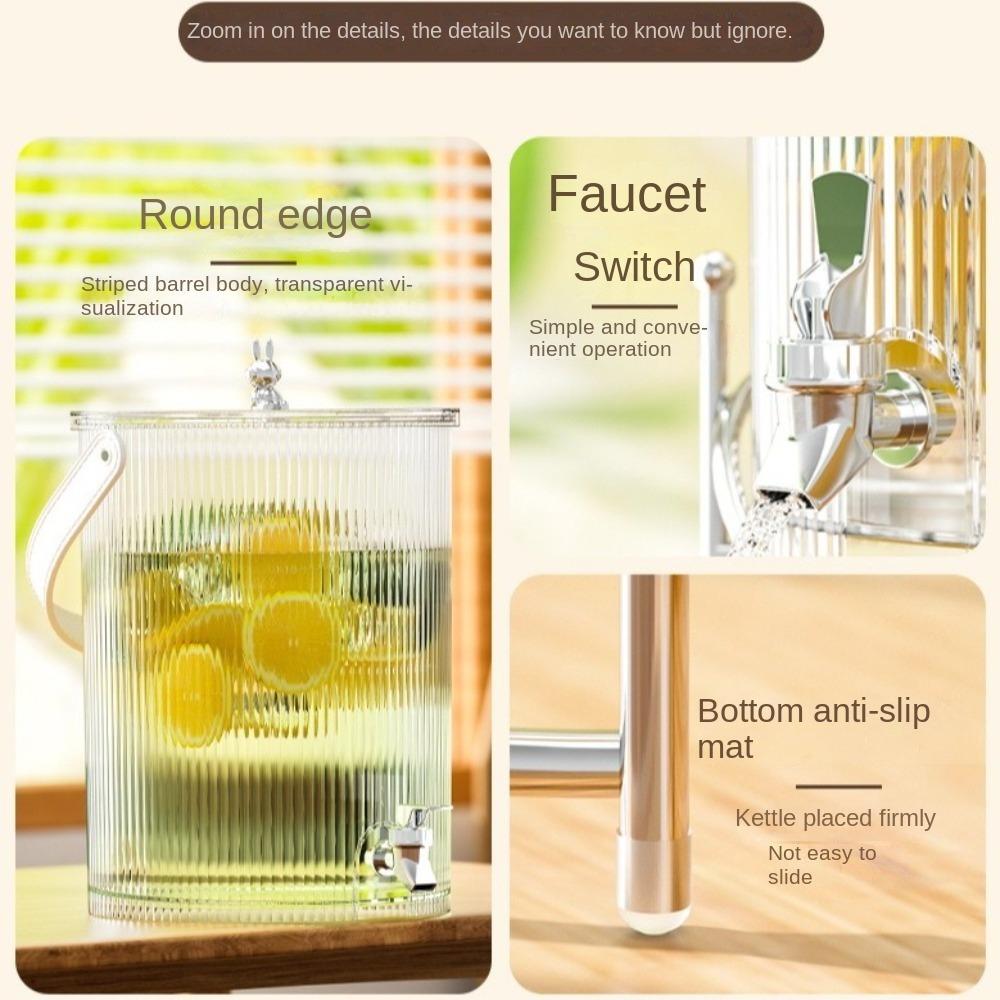 3.5/5L Large Capacity Cold Water Kettle Plastic Water Storage Kettle  Kitchen Picnic