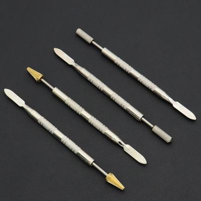 DIY Leather Edge Oil Pen Double Head Paint Roller Stick Practical Handcraft Tools Leather