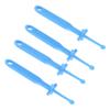 4pcs Ear Wax Removal Tool with Safe Guard Comfortable Reusable Plastic Ear Wax Cleaning Tool Ear Scoop