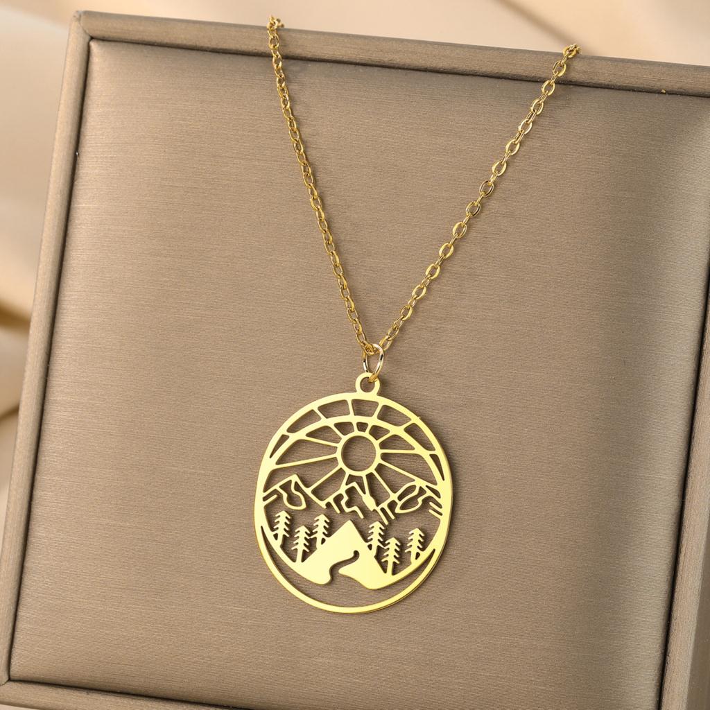 Exquisite Fashion Necklace Nature Lovers Necklace, Minimalist Jewelry, Traveler, Scout, Mom, Gift Valentine's Day Birthday Gift