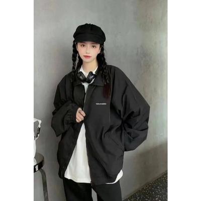 Chaqueta Ropa de Trabajo Primavera y Otoño Impermeable Nueva para Hombre Cuello Alto Primavera y Verano Delgada Holgada