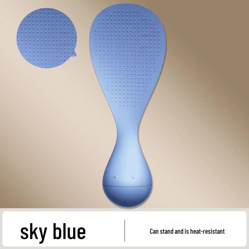 Stehender Antihaft-Silikon-Reislöffel – Leicht zu reinigendes & Topf-freundliches Küchenutensil