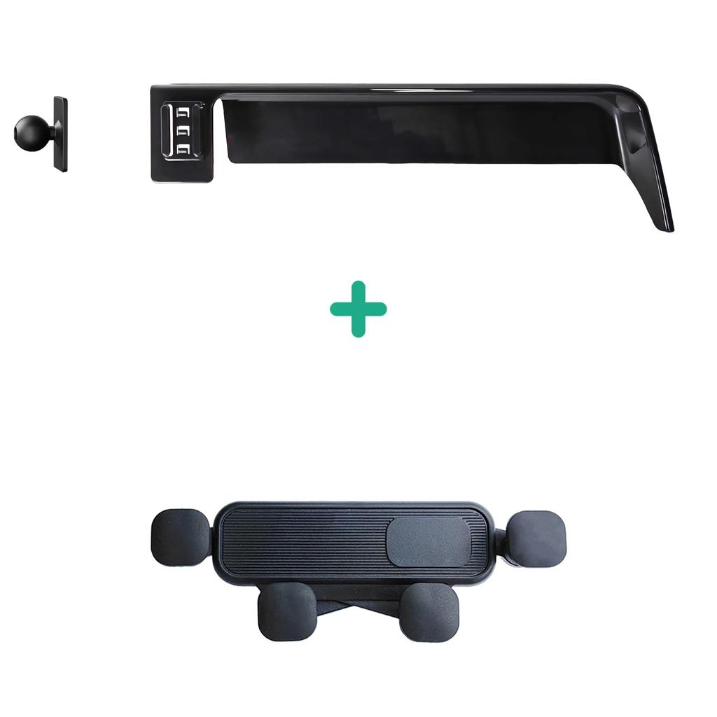 For KIA Sonet 2024 Car Phone Holder Screen Fixed Base 15W Wireless Charging Stand Gravity Mobile Phone Mounts Car Accessories