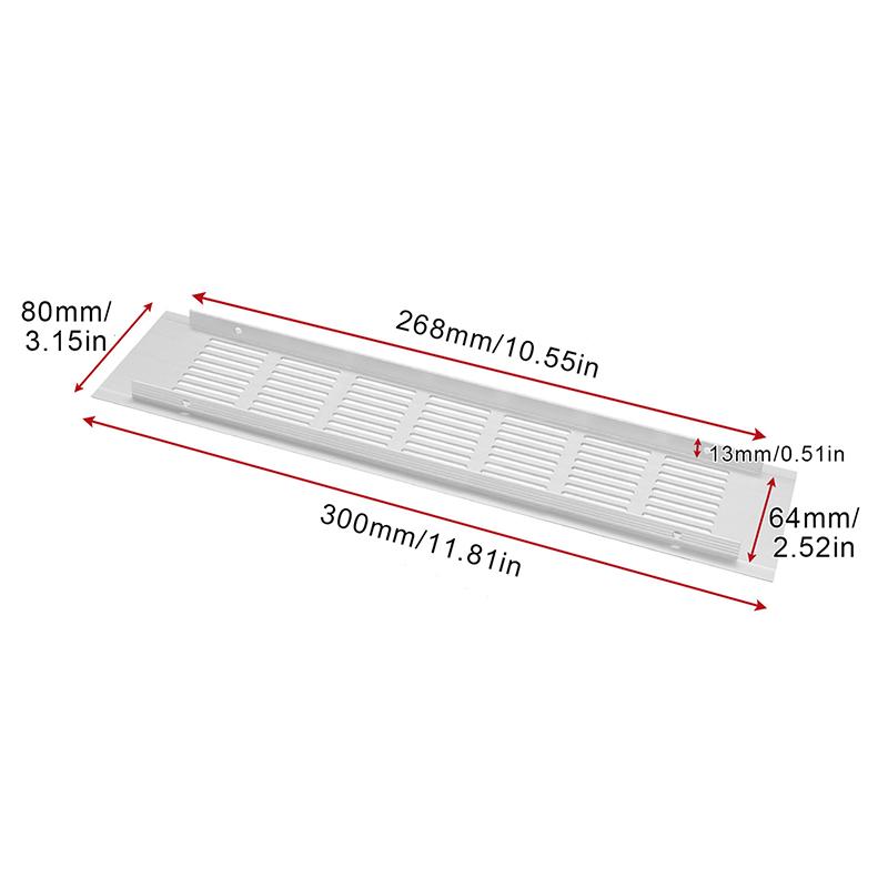 Stop Aluminium Kratek Wentylacyjnych Kratek Powietrza Kratek Żaluzjowych Kratek Powietrza Szafka Szafka na Buty Akcesoria Sprzętowe