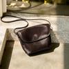 Simple Versatile Genuine Leather Women's Bag 2025 New Fashion Design Single Shoulder Bag Autumn Winter Retro High-end Crossbody Bag