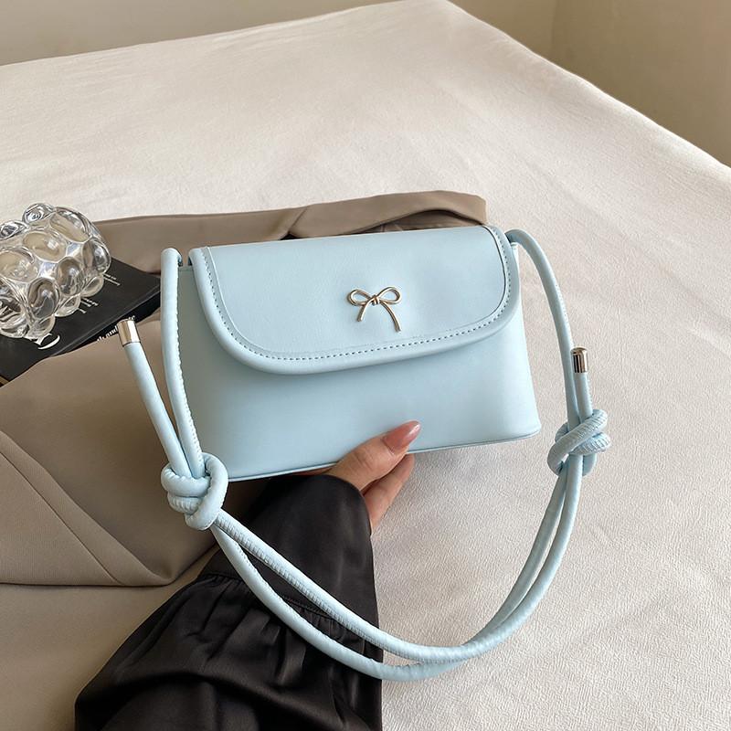 Chic Casual Korean Style Solid Color Small Handheld Shoulder Bag Ideal For Daily Outfits In Multiple Colors