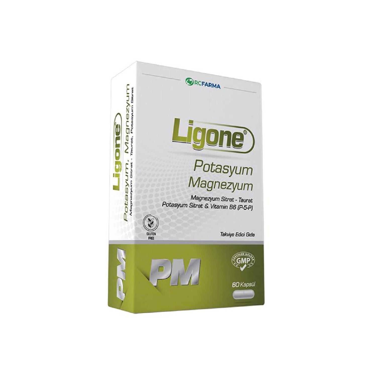 

Ligone Potassium Magnesium 60 Capsules