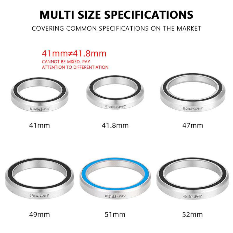 Bicycle Headset Repair Bearings Steel Bicycle Headset Bearing Repair Parts Waterproof Replacement Bike Accessories