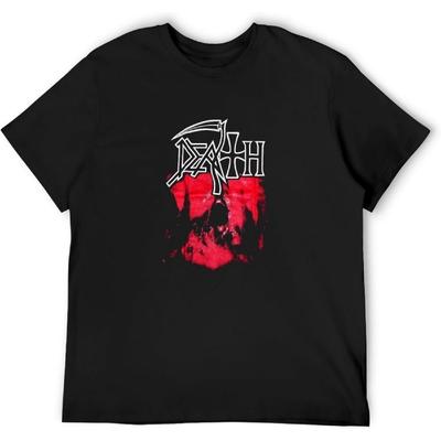 BAOXIANFU Death Rock Vintage T Shirt Short Sleeve Funny Top Black