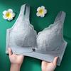 Adjustable Bra Women's Plus Size Bra Women's Underwire Bra Thin Design Gathered Bra Double Breast Support Anti Sagging Bra