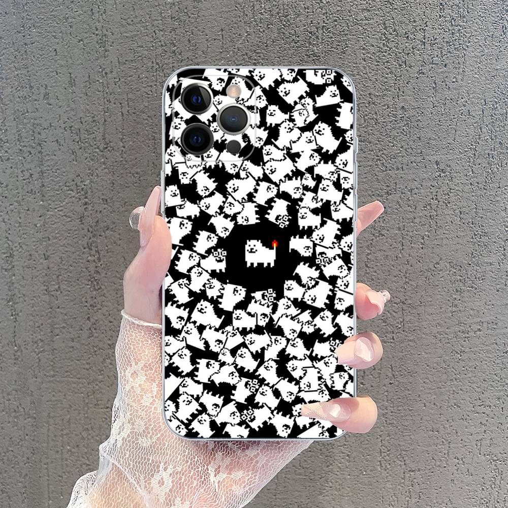 U-Undertale Game For IPhone 17 16 15 14 13 12 11 Pro Max Plus Mini Funda For Transparent Cover