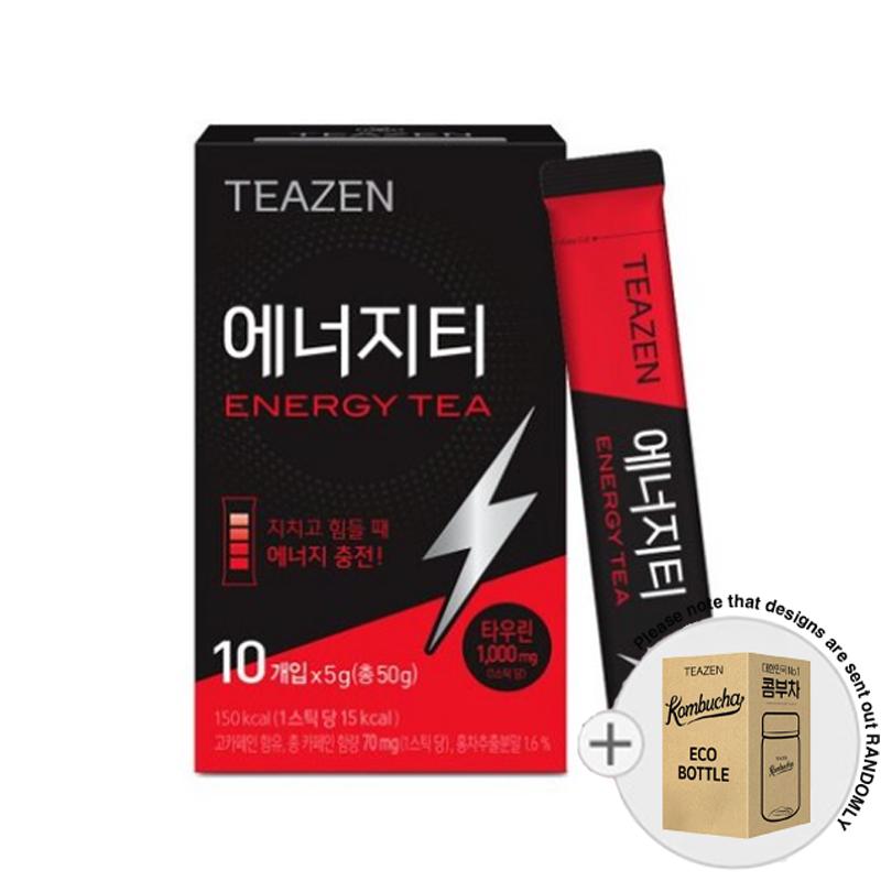 Teazen Energy Tea - Taurine 1,000mg Caffeine 70mg 5g (8 Options)