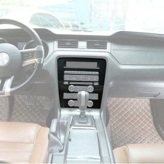 Dashboard Navigation GPS Screen Control Panel Decor Cover For Ford Mustang 09-13