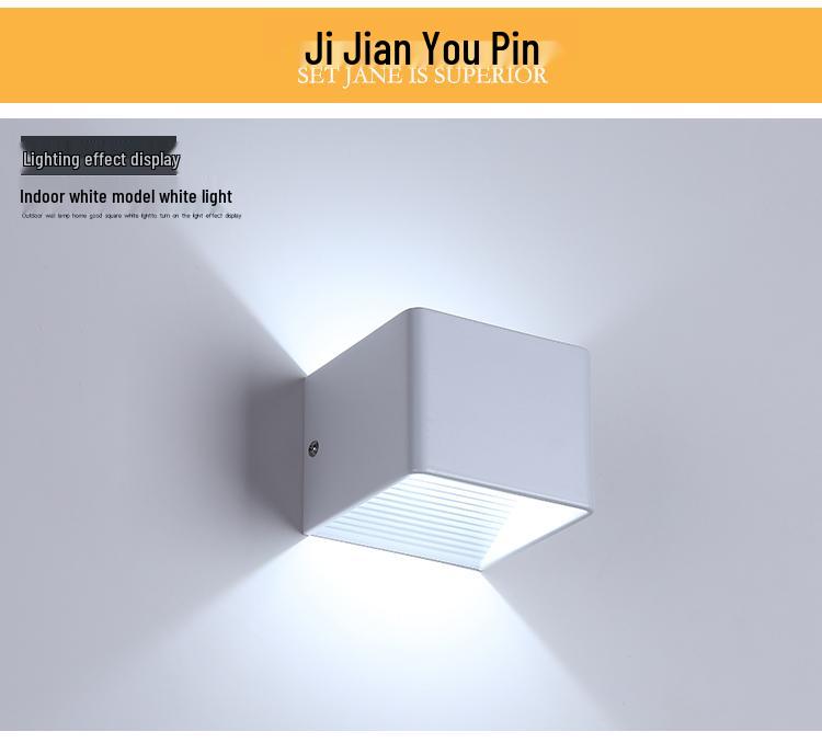 Waterproof LED Outdoor Double Head Wall Light, Super Bright for Villas, Courtyards, and Balconies.
