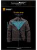 Men's Fleece-lined Suede-feel Embroidered Leather Jacket for Autumn/Winter Motorcycle Trend