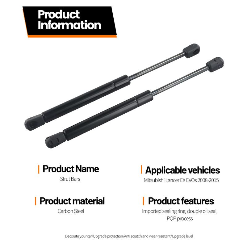 Rear Trunk Tailgate Strut For Mitsubishi Lancer EX EVOs 2008-2015 2pcs Boot Lift Support Bars Gas Spring Dampers Rod 5925A003