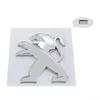 OQUP8 ABS 3D Löwenemblem Fronthaube Heckklappe Abzeichen für Peugeot 2008 3008 2021 2022 2023 Autoaufkleber Decals Styling Zubehör