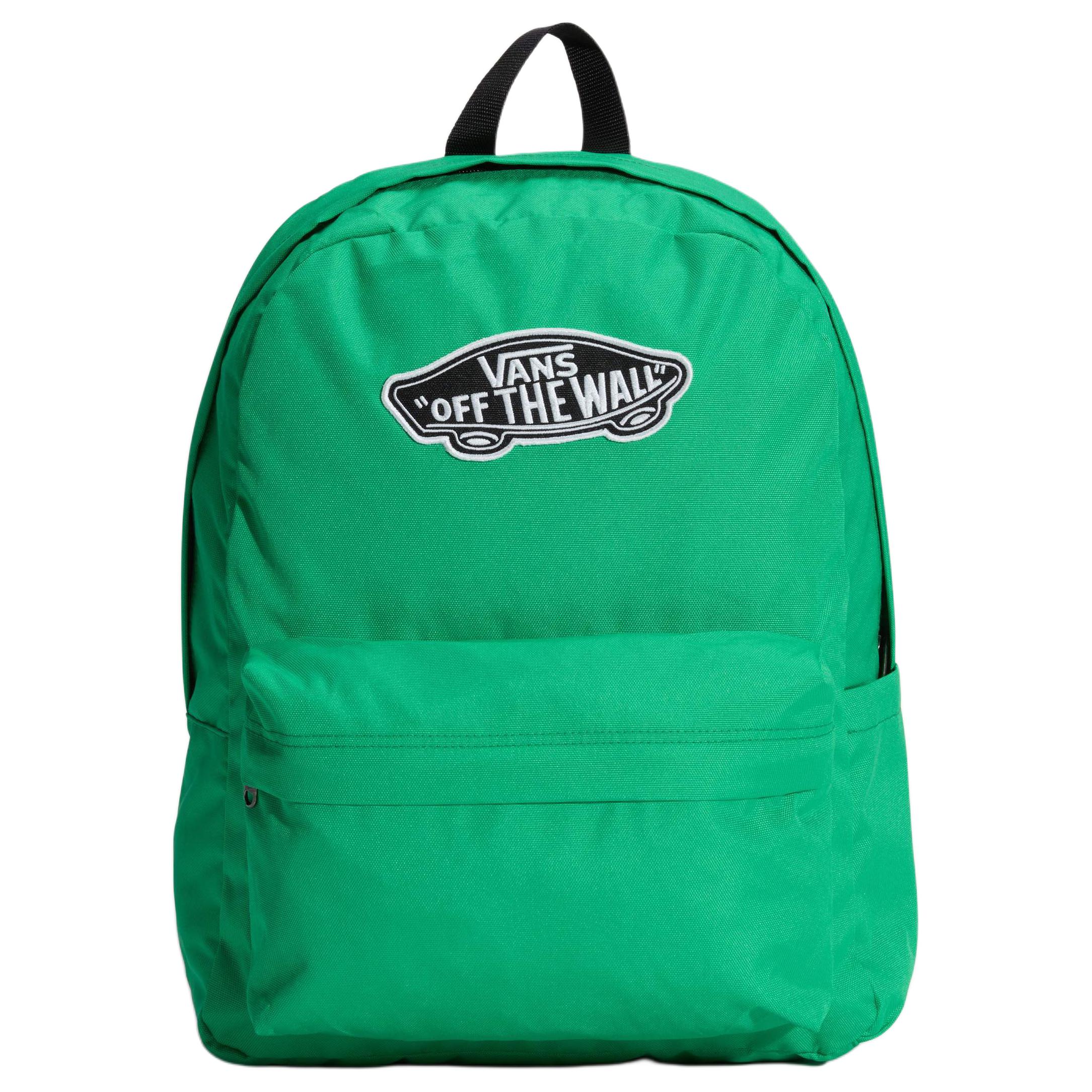Vans Old Skool Classic Zipper Closure Large Capacity Backpack Unisex Backpack Green VN000H4YFLX Green
