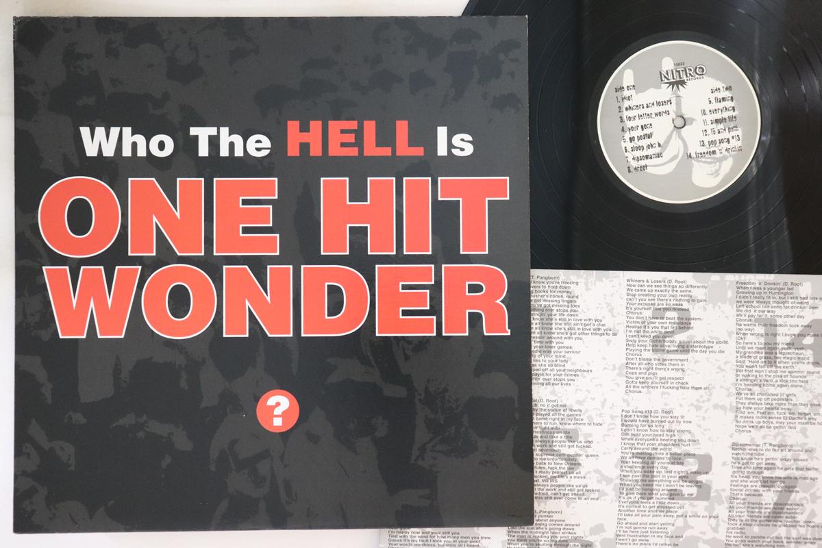 

LP Record ONE HIT WONDER Who The Hell Is 158221 NITRO 1998 US Rock Used