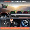 Universal 360 Mount Display Modes Diverse Color Real-Time MPH/KMH Conversion Enhanced GPS Car HUD Speedometer For All Vehicles