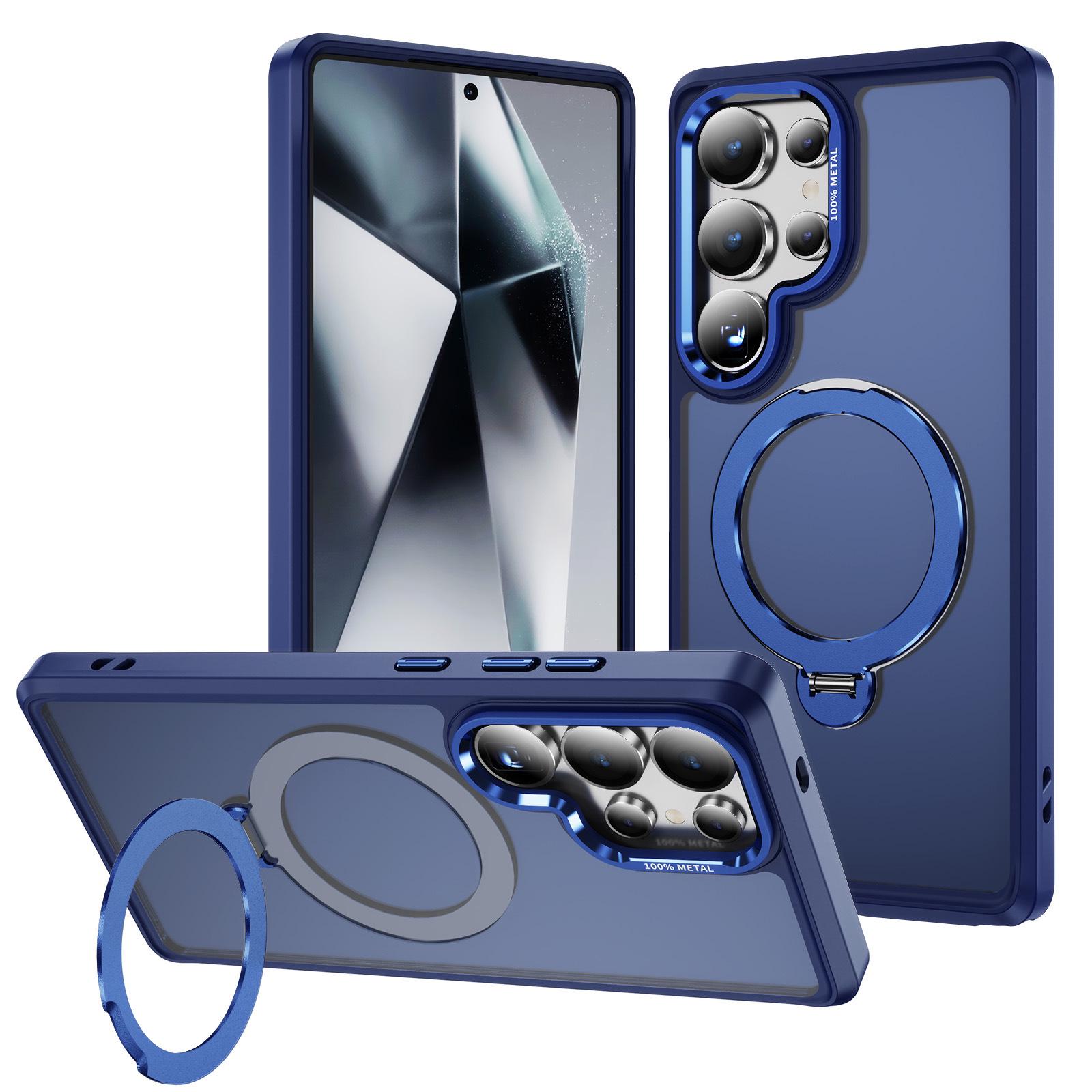 

Magnetic 360° Rotating Finger Ring for Samsung S23/S24/S25 Ultra, Skin-Feel Design S23