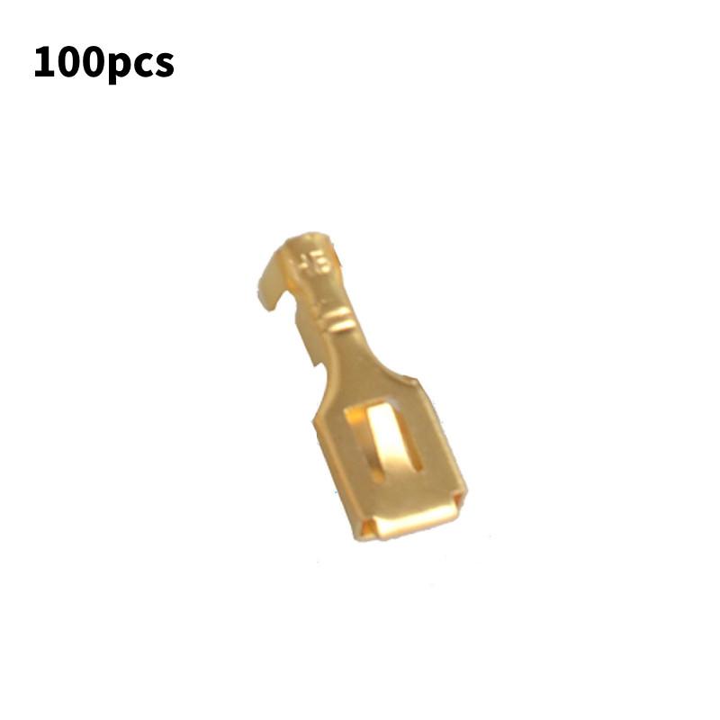 Copper Electronics Tinned Spade Terminal Connectors Automotive Applications