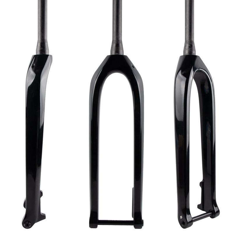 Full Carbon MTB Front Fork for 29er 27.5 Tapered Tube Thru Axle Lightweight Mountain Bike Bicycle Parts