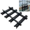 4 Slot Fishing Rod Mounting Brackets Adjustable Fishing Poles Rack With Storage Space For Truck Canoes Dock Or Pontoons