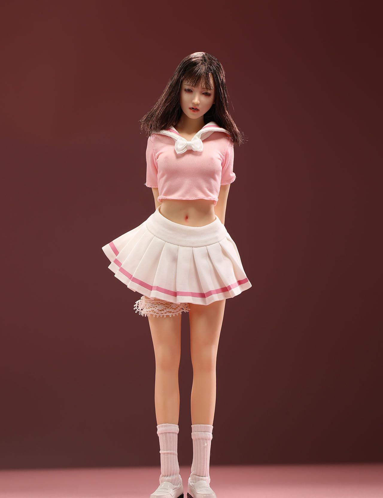 

1/6 Sexy Clothing, 1/6 Female Sexy School Uniform, JK Uniform, School Uniform, Fashion Top, Sexy Suit (Bodywork, Head, and Shoes Not Included)