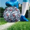 AC Milan Theme Soccer Ball Size 5 Soccer Ball Soft Touch Professional Training Football for Outdoor Sports