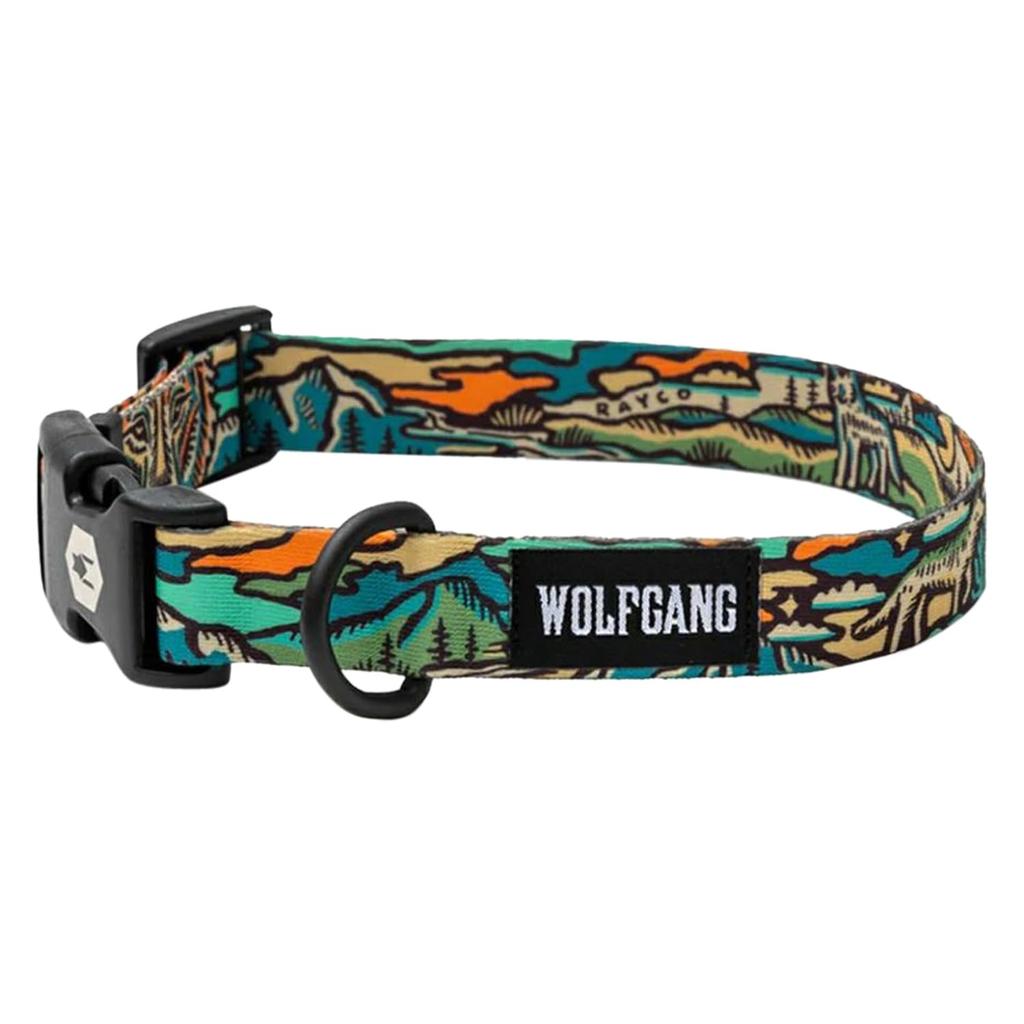 WOLFGANG WildWolf COLLAR wide x neck circumference (M size) 2.5cm 30-45cm [for medium-sized dogs]
