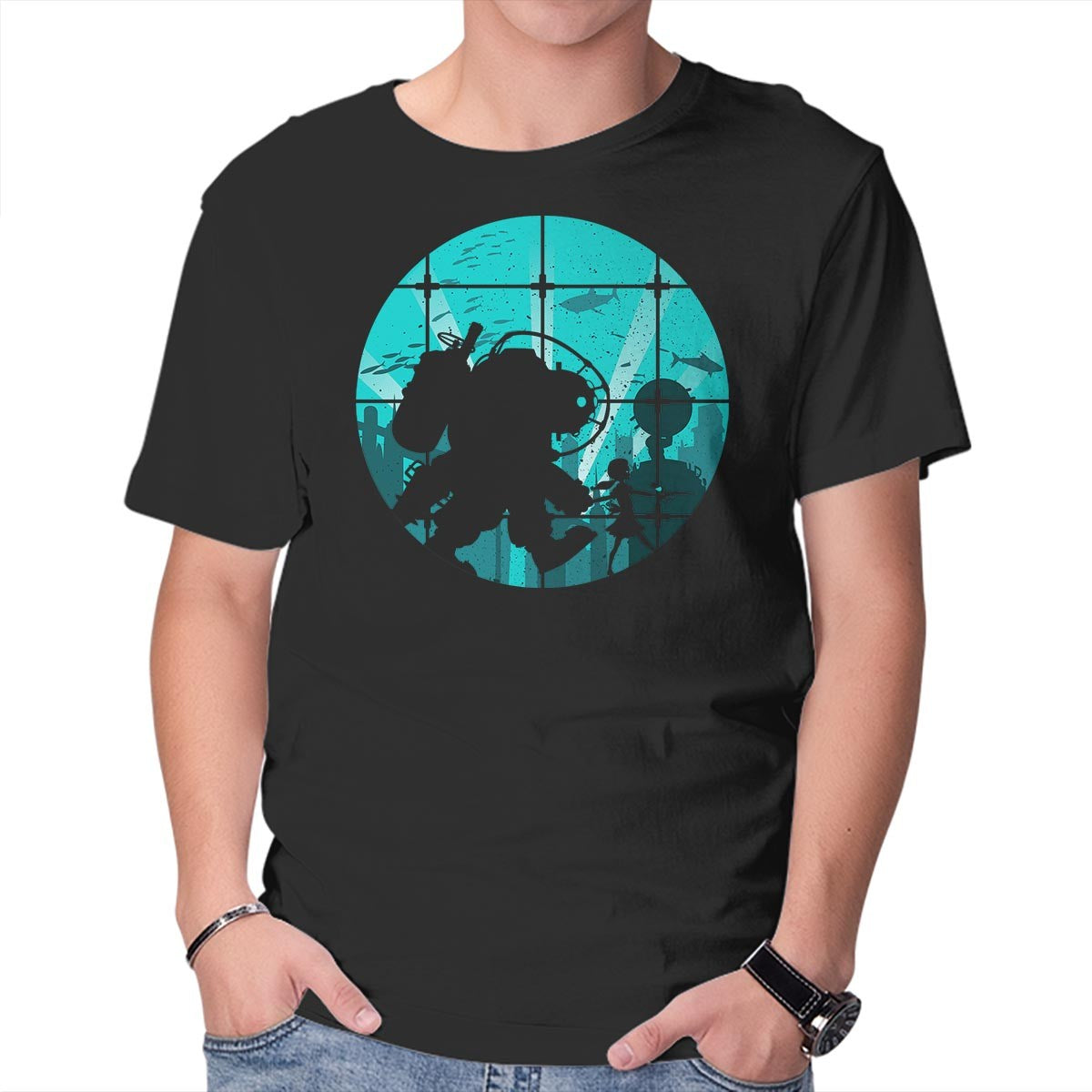 Unisex Crew Neck T-Shirt Little Big Graphic Short Sleeve Casual Tee XXL