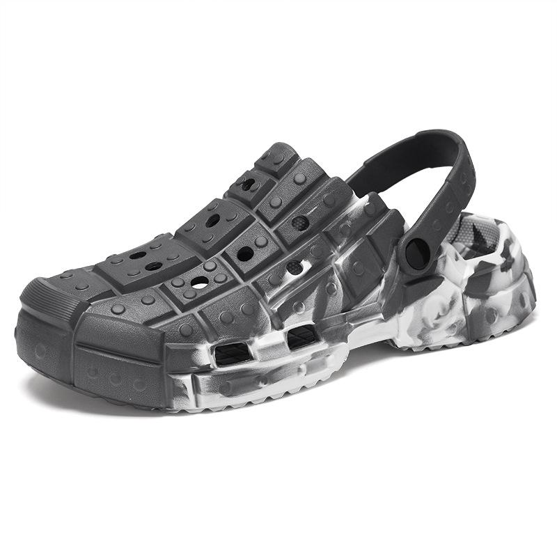 Men's Non-Slip Beach Shoes: Breathable, Soft-Soled, Two-Way Wear, Comfortable, Large Size, Perfect for Summer Outdoor Activities