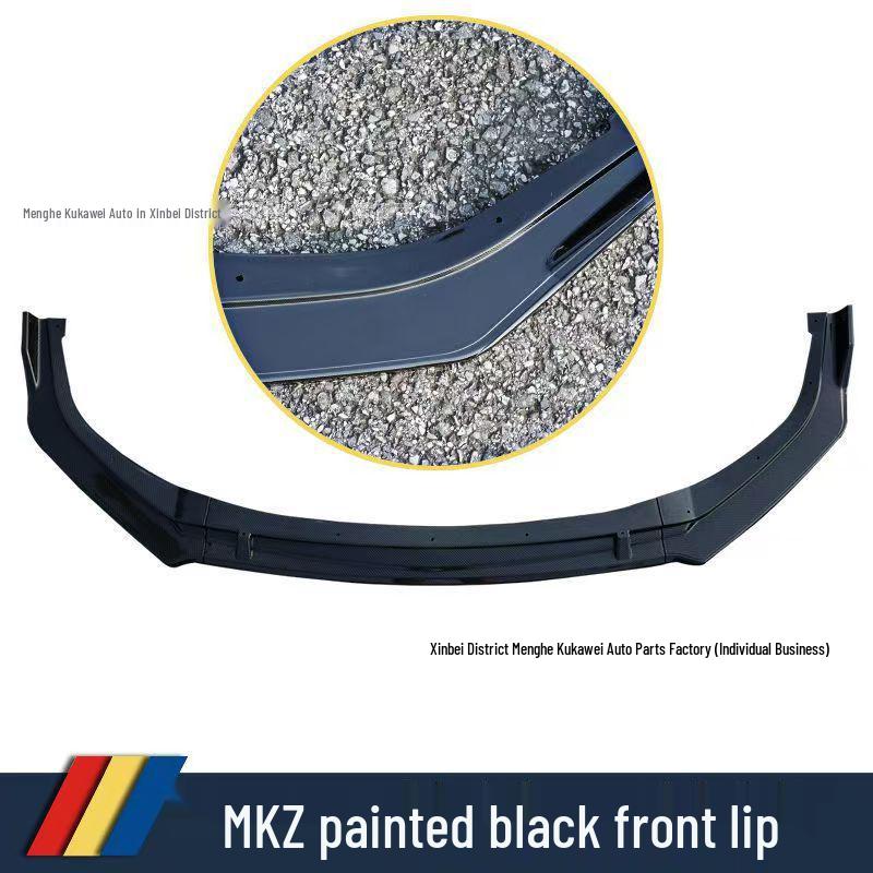 

Lincoln MKZ Modified Front Lip Kit: Carbon Fiber Texture Spoiler Decoration Matte Black
