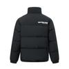 Li Ning Hot Pot Down Jacket Series Letter Zipper Stand Collar Comfortable Breathable Casual Down Jacket Unisex Outerwear Black AYMV855-1