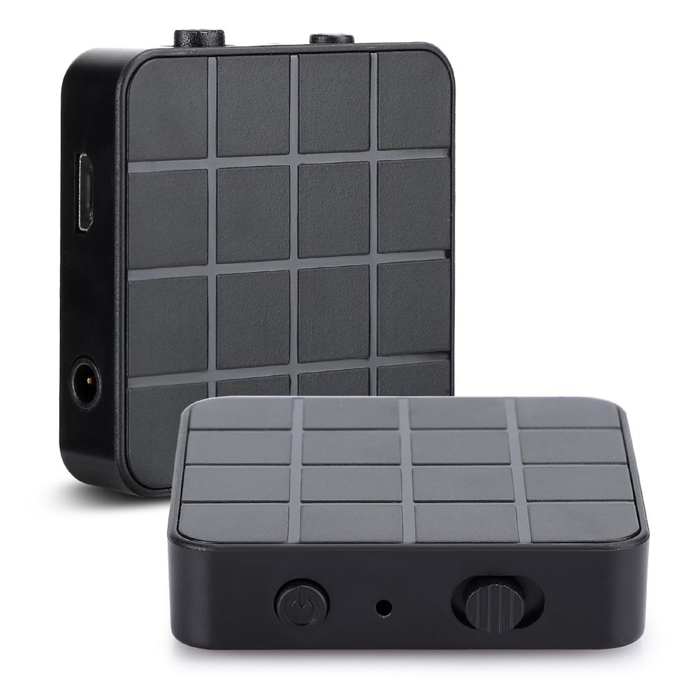 Wireless Audio Adapter Transmitter Receiver 2‑in‑1 for Bluetooth 5.0 TV Computer Aux 3.5mm