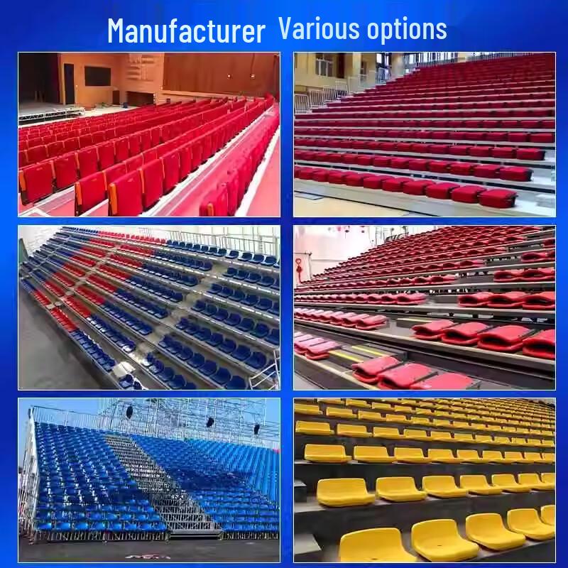 JEEANLEAN Manual Retractable Stadium Bench