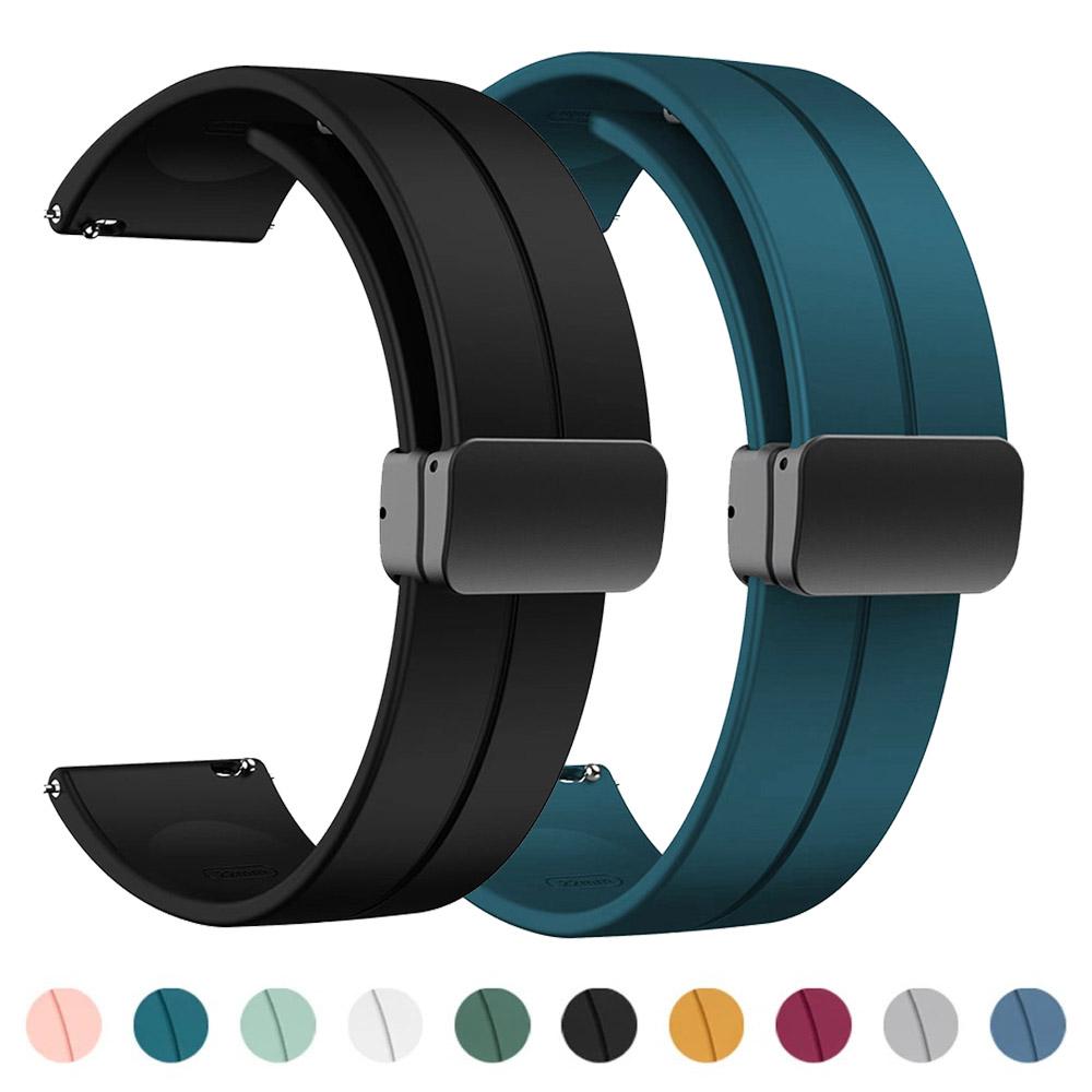 Cinturino in Silicone per Omega X Swatch Joint MoonSwatch Planet Watch Band Braccialetto di Ricambio con Fibbia Magnetica in Metallo Cinturino