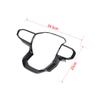 Carbon Fiber Look Steering Wheel Trim Cover Decor Molded For Chevrolet Colorado 2023+