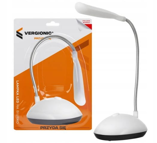 Battery-powered White Wireless LED Desk Lamp