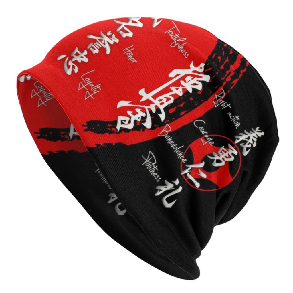 Kyokushi Karate Skullies Beanies Caps Unisex Women Unisex Fashion Winter Warm Knitting Hat Adult Martial Arts Bonnet Hats