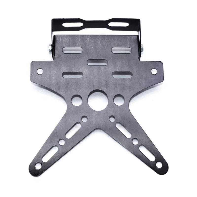 

Adjustable Angle Aluminum License Plate Brackets Easy Installation License Plate Mount for Motorcycles & Electric Bikes чёрный