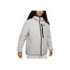 Nike Logo Print Long Sleeve Cotton Jacket Men Jacket Gray DQ4743-016