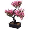 Fake Potted Bonsai Artificial Greenery Simulation Plants for Office Home Decor No Maintenance Required Easy Clean with Damp