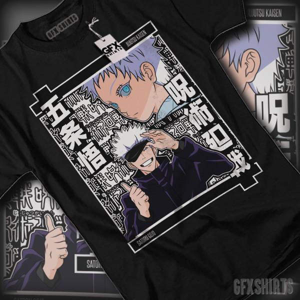 Jujutsu Kaisen Shirt Geto Suguru Gojo Anime Manga Graphic Design T-Shirt